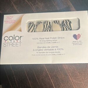 Color Street Zebra Nail Polish Strips
